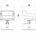 Кресло парикмахерское CREUSA